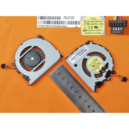 Вентилятор HP Pavilion 13-A 13-B Envy x360 15-U 15T-U 776213-001 778793-001 768021-001 DFS501105PR0T KSB0705HBA07 FG5