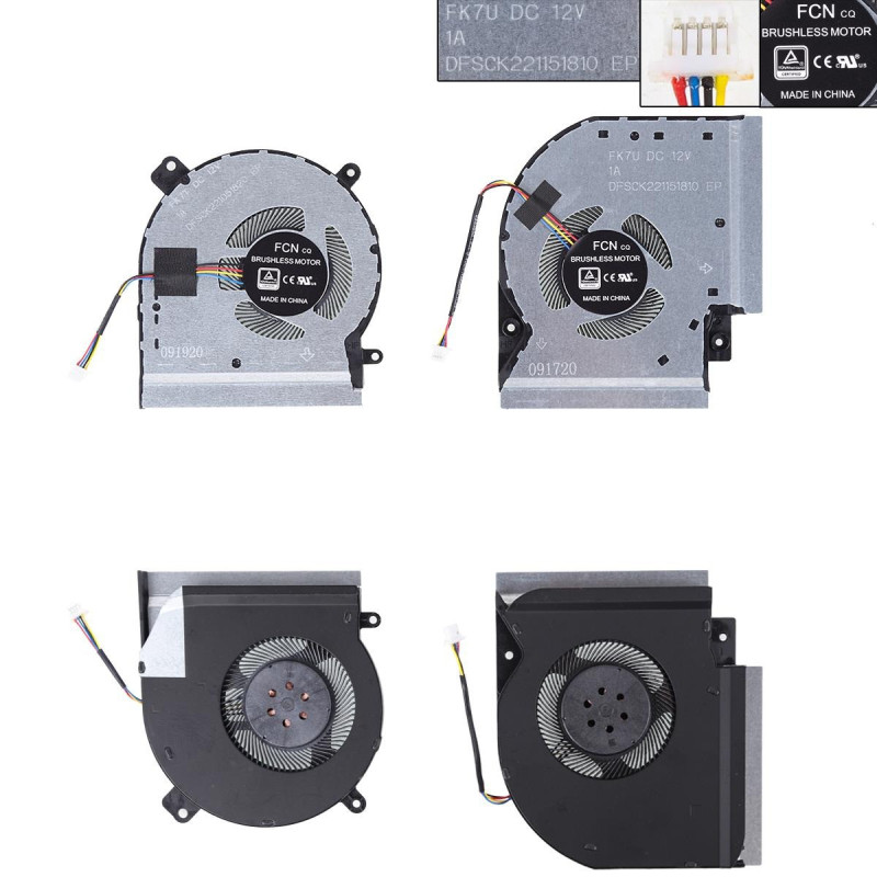 Вентилятор Asus ROG Strix G515GV G515GW GL504GM GL504GS GL504GV GL504GW FK7T DFSCK221051820 FK7U DFSCK221151810 12V Вентилятор Asus ROG Strix G515GV G515GW GL504GM GL504GS GL504GV GL504GW FK7T DFSCK221051820 FK7U DFSCK221151810 12V