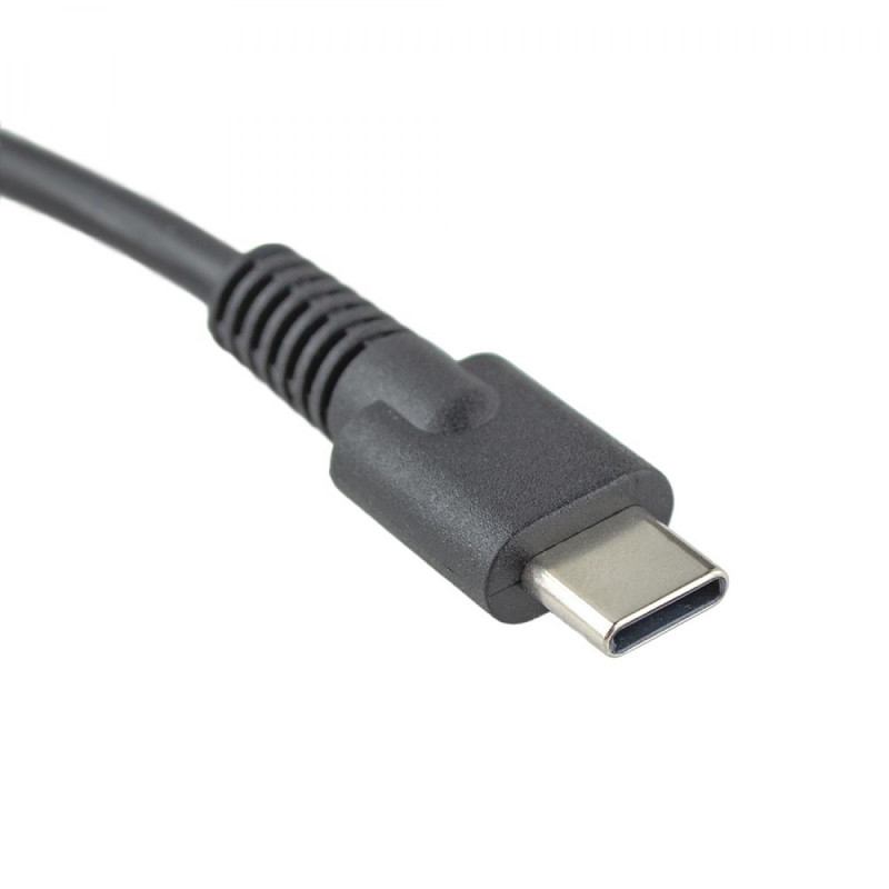 DC Кабель Type-C до блока живлення HP 45W 3pin Three-core 1.5м DC Кабель Type-C до блока живлення HP 45W 3pin Three-core 1.5м