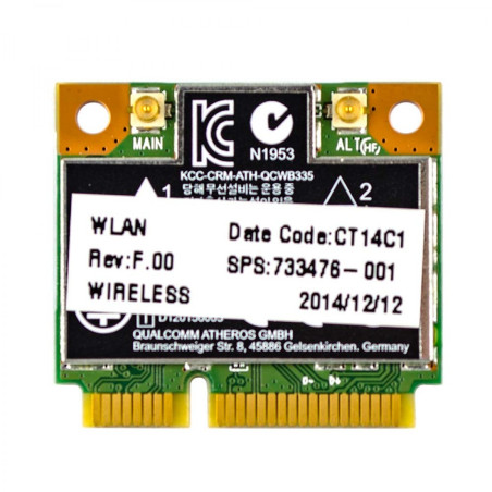 Плата WiFi Bluetooth QCWB335 HP Pavilion Envy ProBook AR9565 690019-001 689457-001 733476-001 733268-001