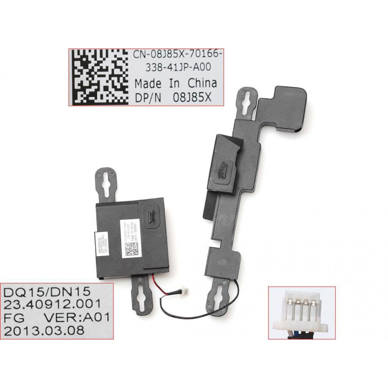 Динаміки Dell Inspiron 15R N5110 M5110 M511R V3550 23.40912.001 08J85X 8J85X Динаміки Dell Inspiron 15R N5110 M5110 M511R V3550 23.40912.001 08J85X 8J85X