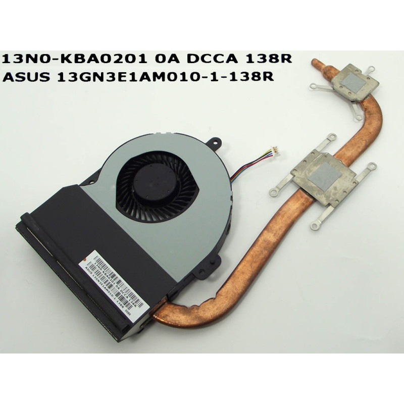 Система охлаждения ноутбука ASUS X54L UDQFZJA02DAS KSB06105HB-AL09 DC5V 0.40A Panasonic UDQFZJA02DAS DC5V KSB06105HB AL09 A43