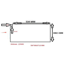 разсеиватель LGP LG 24" 24LF450U 24E600E 24E510E V236B1-LE2-TREM11 V236BJ1-LE2 V236BJ1-XCE1 6202B0005S300 B E150504 E117098
