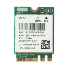 Wi-Fi модуль Wi-Fi5 802.11ac BT4.1 адаптер Killer 1535 2.4G 5G M.2 Type 2230 PCIe 0VM1D6