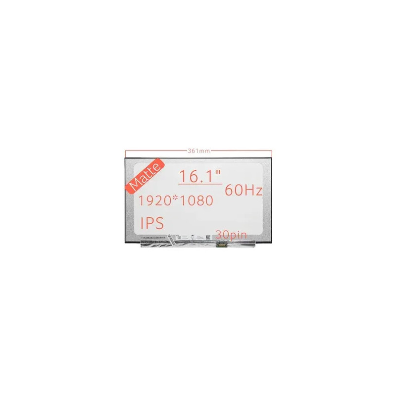 Матриця N161HCA-EA3 екран 16.1 IPS 60Hz 1920 1080 30pin Slim narrow border 361mm 300 cd m2 89 89 89 89 1000 1