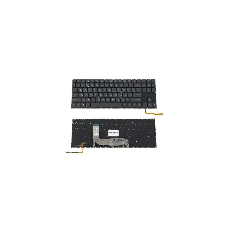 Клавіатура HP Omen 15-EN 15Z-EN 15-EK 15T-EK V193446CS1 M00666-001 чорна з білою підсвіткой Клавіатура HP Omen 15-EN 15Z-EN 15-EK 15T-EK V193446CS1 M00666-001 чорна з білою підсвіткой