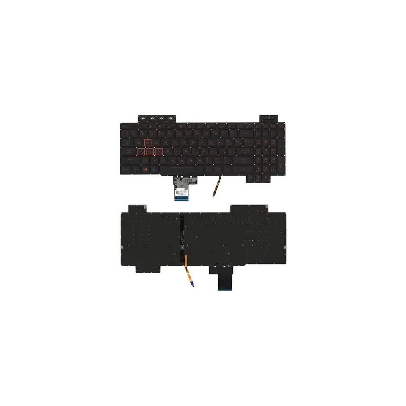 Клавіатура Asus TUF Gaming FX504 FX504GD FX504GE FX504GM FX80 FX80GM 90NR00J2-R31UA1 AEBKL703010 V170746ES1 Клавіатура Asus TUF Gaming FX504 FX504GD FX504GE FX504GM FX80 FX80GM 90NR00J2-R31UA1 AEBKL703010 V170746ES1