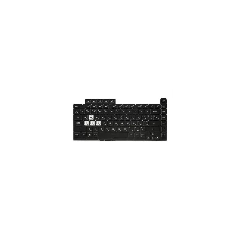 Клавіатура Asus ROG Strix SCAR III G512 G531 G531GU G531GV G531GW 0KNR0-46134UA00 ENG з RGB підсвіткой Клавіатура Asus ROG Strix SCAR III G512 G531 G531GU G531GV G531GW 0KNR0-46134UA00 ENG з RGB підсвіткой