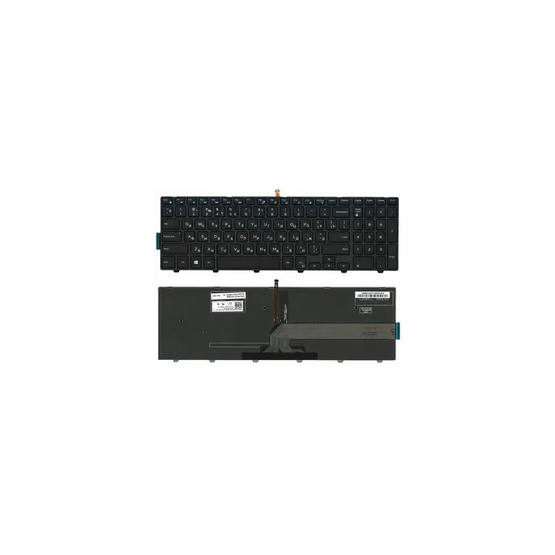 Клавіатура Dell 490.00H07.0L0A 490.00H07.0L0R PK1313G2A00 V147225AS1 225GG з підсвіткой