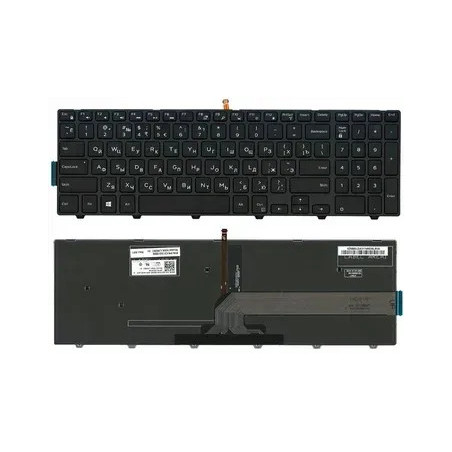 Клавіатура Dell 490.00H07.0L0A 490.00H07.0L0R PK1313G2A00 V147225AS1 225GG з підсвіткой