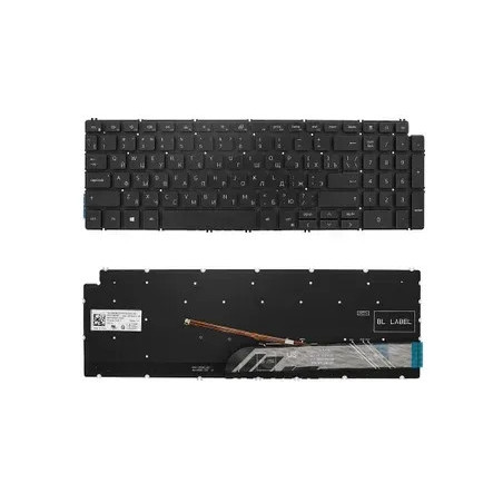Клавіатура Dell Inspiron 15 5508 5584 5593 5594 5598 7590 7591 7791 1FRFK 01FRFK чорна з підсвіткой