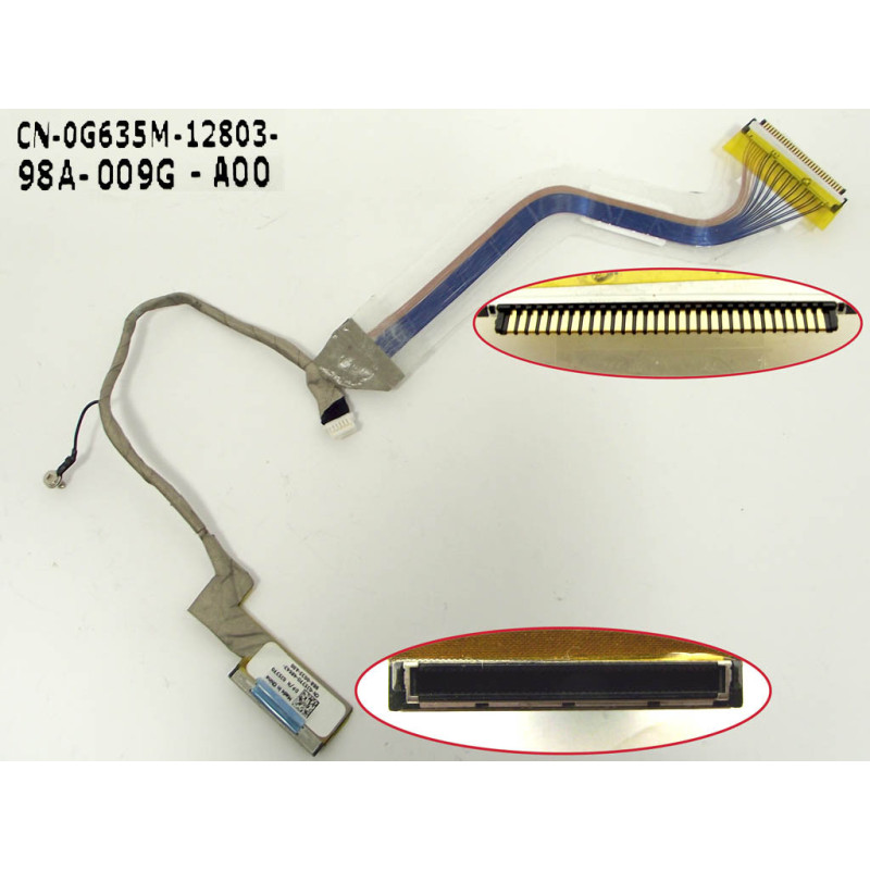 Шлейф матрицы ноутбука DELL XPS 1340 13.3 LCD CABLE CN-0G635M-12803-92C-007N-A00 0G635M 0J537G 007N 12803 0G635M