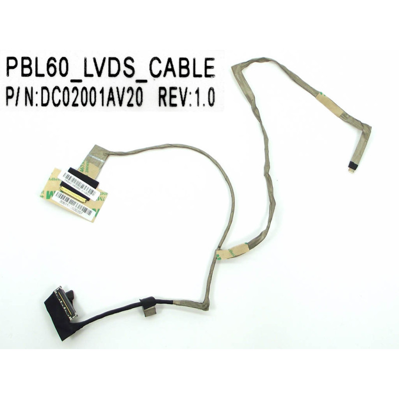 Шлейф матрицы для Asus K53U X53U A53U K53T X53B K53TK DC02001AV20 Шлейф матрицы для Asus K53U X53U A53U K53T X53B K53TK DC02001AV20