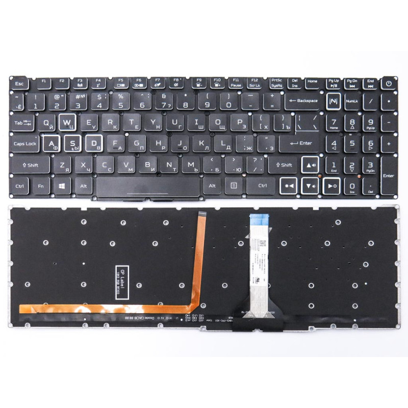 Клавиатура для ACER Nitro 5 AN515-56 AN515-57 AN517-41 AN517-54 AN517-55 AN517-56 AN715-51 AN517 AN515 Клавиатура для ACER Nitro 5 AN515-56 AN515-57 AN517-41 AN517-54 AN517-55 AN517-56 AN715-51 AN517 AN515