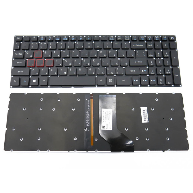 Клавіатура для ACER G3-571 G3-572 Predator Helios 300 PH317-51 PH315-51 NK.I1513.053 Acer VX5-793 VX5-591G VN7-593 I1513 PH317