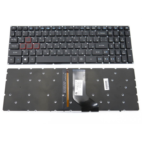 Клавіатура для ACER G3-571 G3-572 Predator Helios 300 PH317-51 PH315-51 NK.I1513.053 Acer VX5-793 VX5-591G VN7-593 I1513 PH317