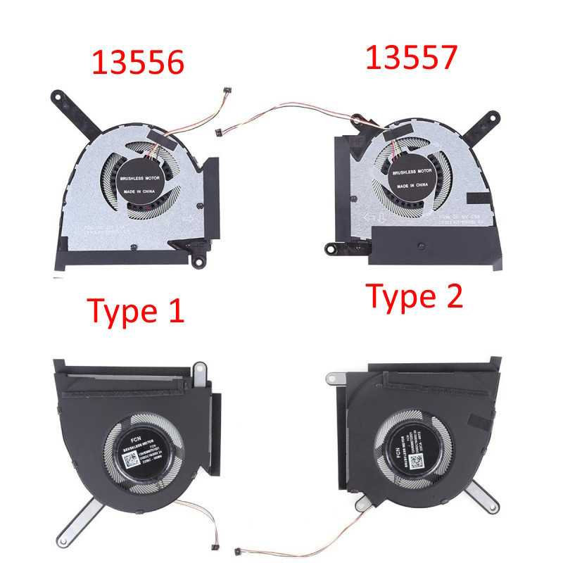 Вентилятор Asus TUF Dash F15 FX517ZM FX517ZR TUF517ZM 12V CPU GPU 13NR0990T01021 13NR0990T01011 DQ5DC18G002 FCN FQ1L