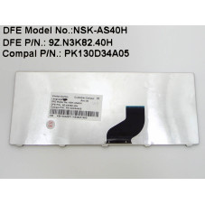Клавиатура для ACER Q0R 9Z.N3K82.00R 9Z.N3K82.10R 9Z.N3K82.40R NSK-ASA0R NSK-ASQ0R NSK-AS00R NSK-AS10R NSK-AS40R PK130AE2004