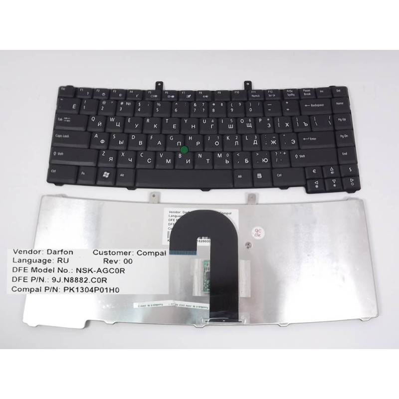 Клавиатура для ACER 6481 6490 6492 6493 6494 6410 6452 6552 6592 6593 6460 6592G 6593G NSK-AGC0R 9J.N8882.C0R PK1304P01H0 N8882 Клавиатура для ACER 6481 6490 6492 6493 6494 6410 6452 6552 6592 6593 6460 6592G 6593G NSK-AGC0R 9J.N8882.C0R PK1304P01H0 N8882