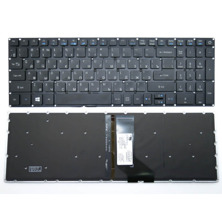 Клавиатура для ACER A315-21 A315-41 A315-31 A315-51 A315-53 A515-51 A515-51G A515-41G ES1-523 ES1-572 AEZRT700010 EZRTG00210