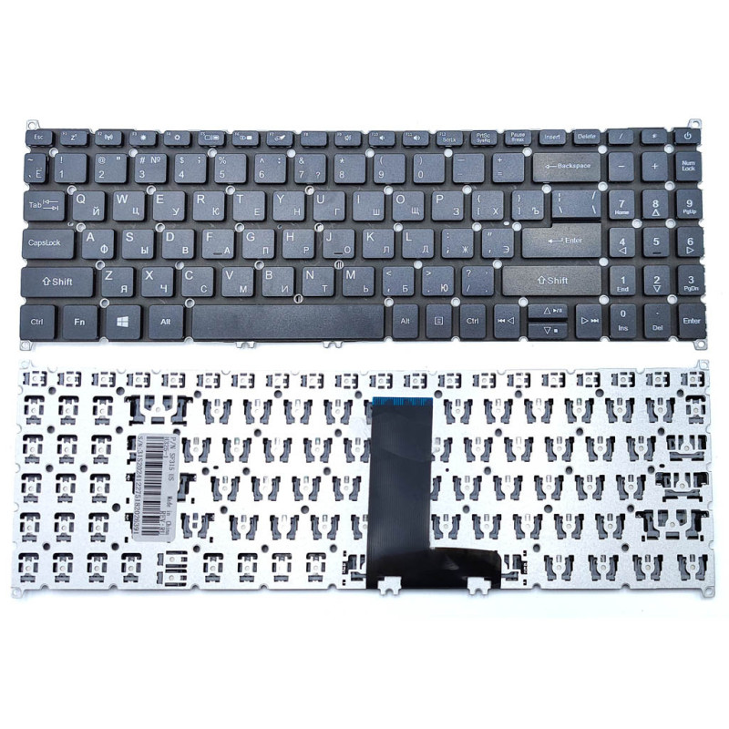 Клавиатура для ACER A315-23 A315-34 A315-35 A315-54 A315-54G A315-56 A315-57 A315-58 A515-43 A515-46 Swift SF315 51 SF315-51G