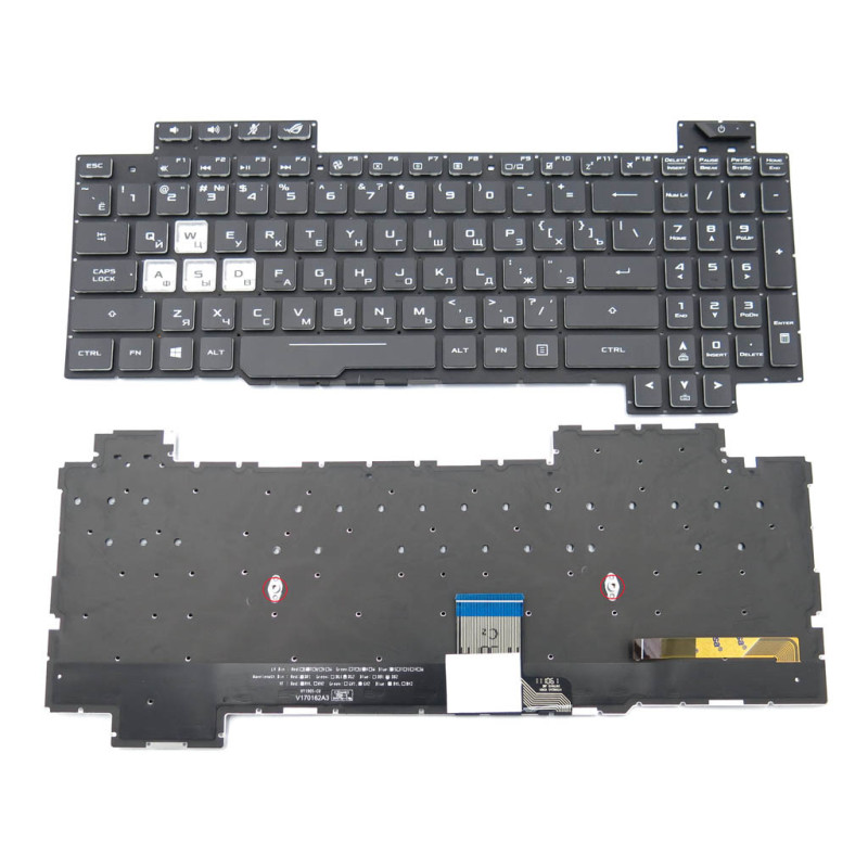Клавиатура для ASUS GL504 GL504GM GL504GS GL504GV GL504GW GL504V V170162FS1 Клавиатура для ASUS GL504 GL504GM GL504GS GL504GV GL504GW GL504V V170162FS1