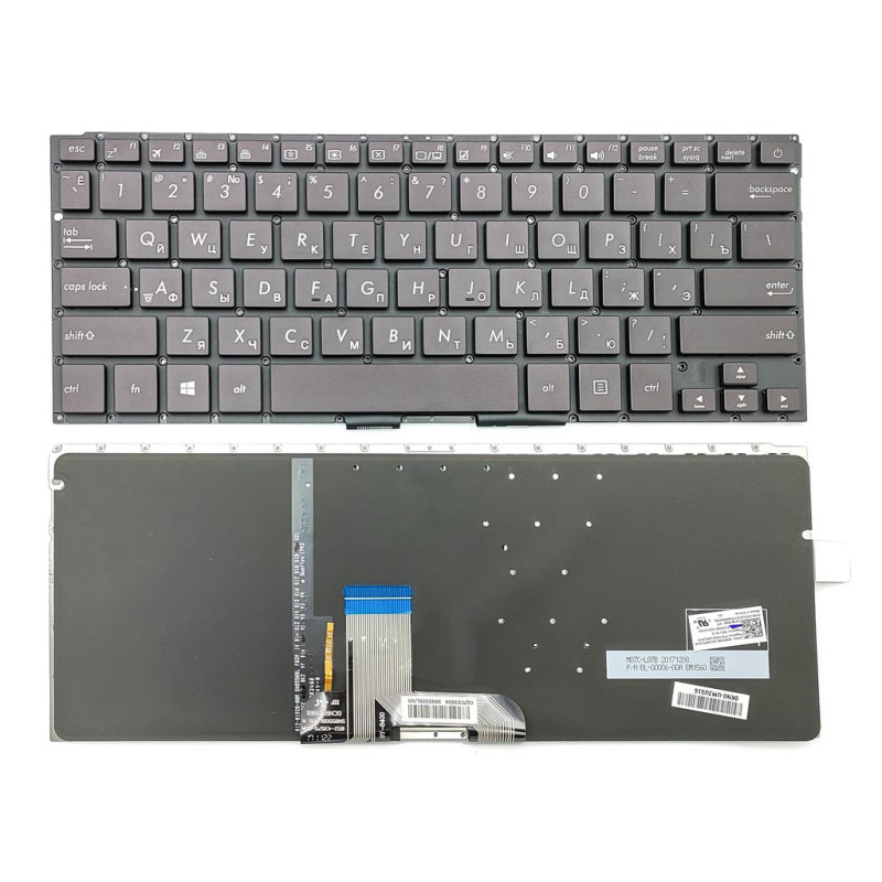 Клавиатура для ASUS ZenBook UX310 UX310U UX310UA UX310UQ UX310UAK UX310A UX310UF U4000 RX310