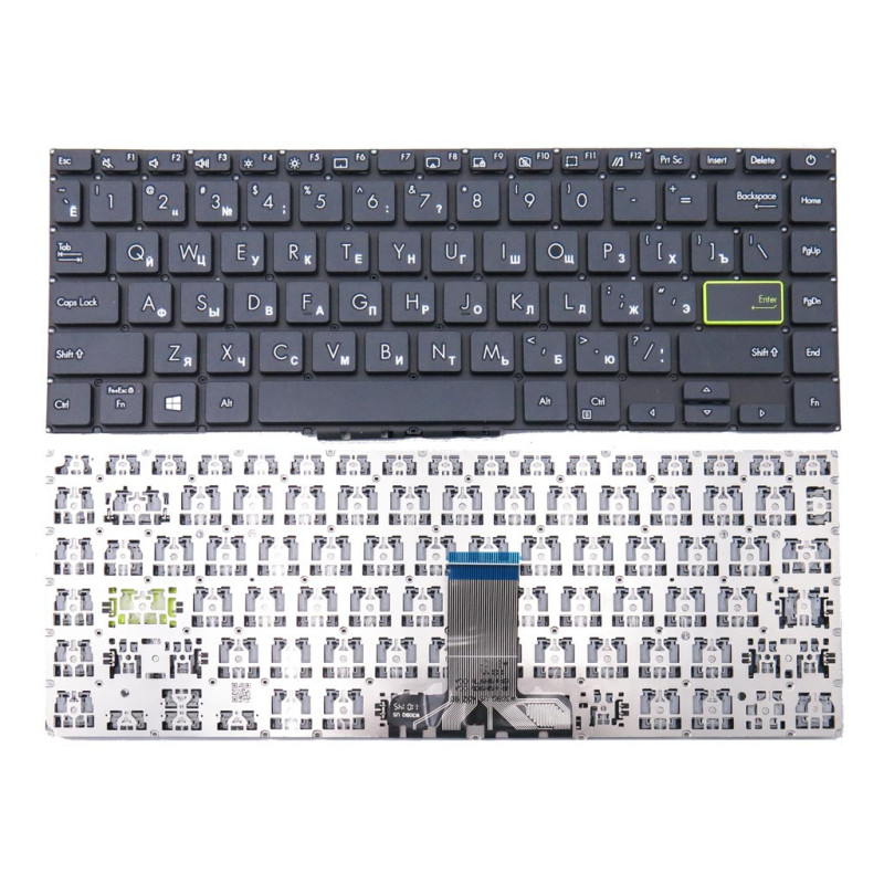 Клавиатура для Asus VivoBook S14 S433 S433EA S433EQ S433FA S433FL S433JQ X421 9Z.NH9PQ.60U 0KNB0-212NUK00 AEXKSE00120 NSK-W36PQ Клавиатура для Asus VivoBook S14 S433 S433EA S433EQ S433FA S433FL S433JQ X421 9Z.NH9PQ.60U 0KNB0-212NUK00 AEXKSE00120 NSK-W36PQ
