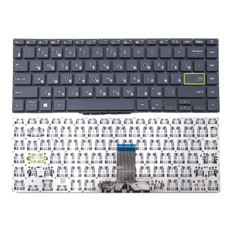 Клавиатура для Asus VivoBook S14 S433 S433EA S433EQ S433FA S433FL S433JQ X421 9Z.NH9PQ.60U 0KNB0-212NUK00 AEXKSE00120 NSK-W36PQ