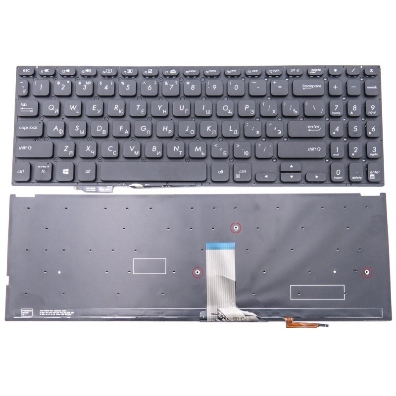 Клавиатура для ASUS VivoBook S530 X530 K530 S530F S530UA X530FA X530UN Клавиатура для ASUS VivoBook S530 X530 K530 S530F S530UA X530FA X530UN
