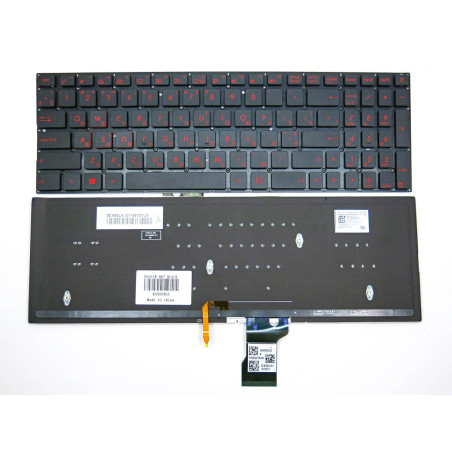 Клавіатура для ASUS N501 N501J N501JW N501V N501VW N501JM Q551 Q551L Q551LB Q551LN G501 UX501JW 0KNB0-662EFR00 AEBK5F02010 USMB
