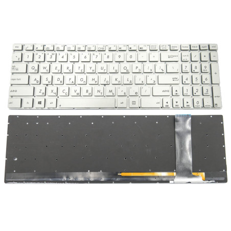 Клавиатура для ASUS 0KNB0-6120US00 0KNB0 6120WB00 6620AR00 6620BE00 6620BG00 6620BR00 6620HU00 6620IT00 6620JP00 6620KO00 N550L