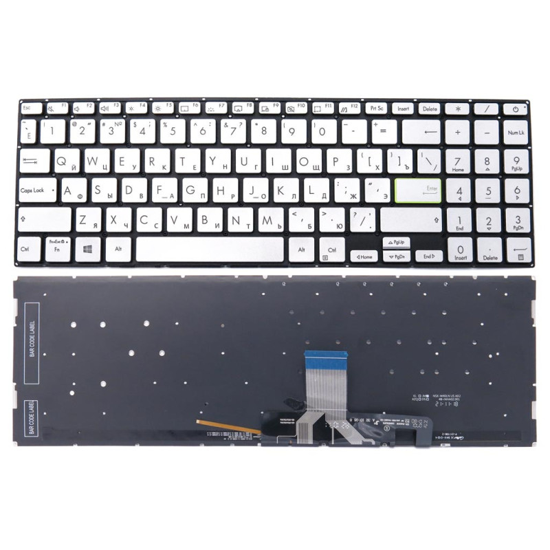 Клавіатура для ASUS X521 X521EA X521EQ X521FA X521FL X521JQ X521UA S533 S533E S533F X521IA S533EA S533FA Клавіатура для ASUS X521 X521EA X521EQ X521FA X521FL X521JQ X521UA S533 S533E S533F X521IA S533EA S533FA