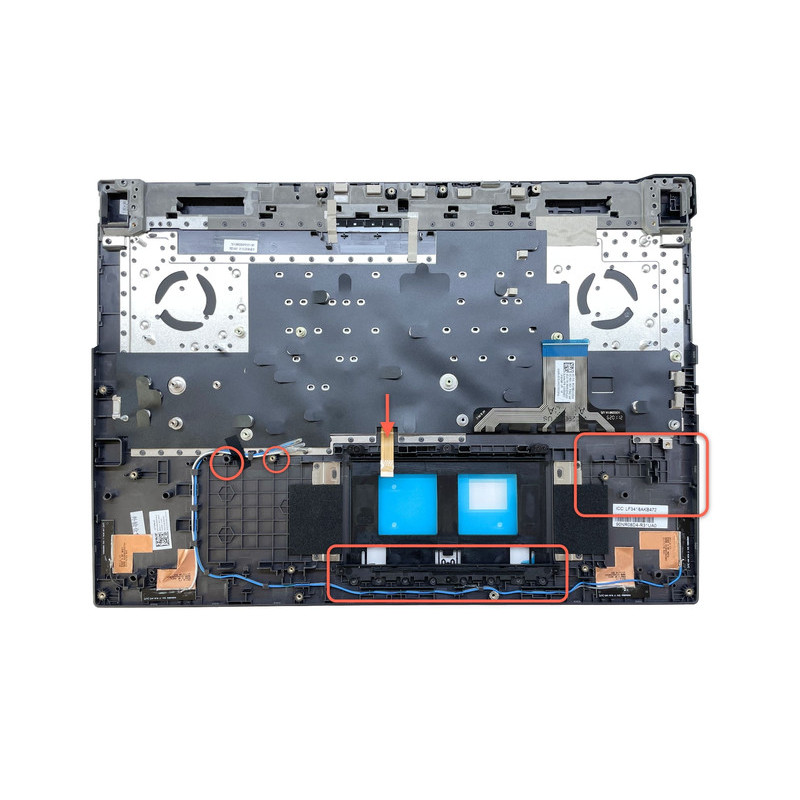 Топкейс и клавиатура Asus ROG Strix G17 G713RC G713RE 90NR08D4-R31UA0 90NR08D4-R31UA1
