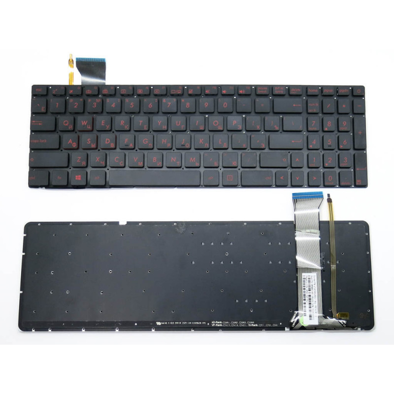 Клавіатура для ASUS GL552 GL552V GL552J GL552JX GL552VL GL552VW GL552VX 0KNB0-662CUS00 NSK-UPQBC01 NSK UPQBC01 662CUS00 0KNB0 Клавіатура для ASUS GL552 GL552V GL552J GL552JX GL552VL GL552VW GL552VX 0KNB0-662CUS00 NSK-UPQBC01 NSK UPQBC01 662CUS00 0KNB0