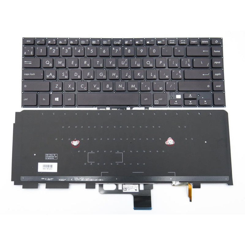 Клавіатура для ASUS UX530 UX530UX UX530UQ UX550 UX550VE UX550VD UX580 UX580G U5100U UX560 U5800 Клавіатура для ASUS UX530 UX530UX UX530UQ UX550 UX550VE UX550VD UX580 UX580G U5100U UX560 U5800