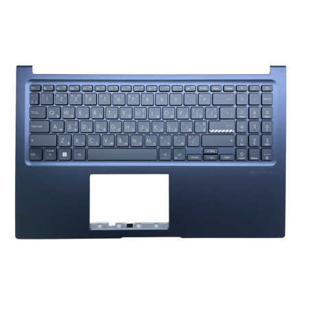 Топкейс и клавиатура Asus VivoBook 15 X1504ZA X1504VA 90NB1021-R31UA0 Quiet Blue 90NB1022-R31UA0 silver
