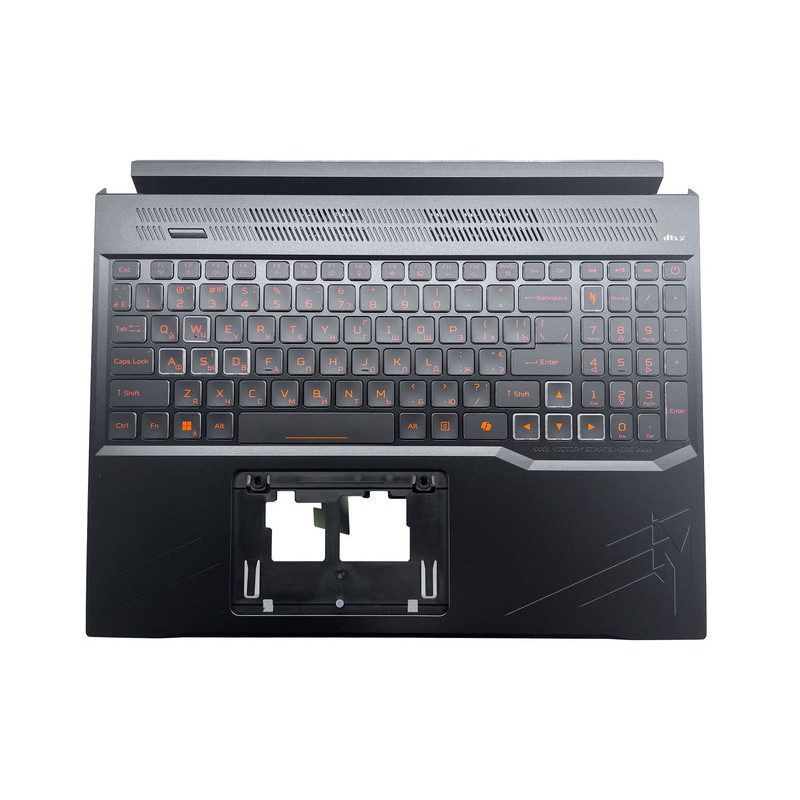 Топкейс и клавиатура Acer Nitro V 16 ANV16-41 6B.QP1N2.009 6BQP1N2009 NKI151334M NKI15171CB NKI151S17G Топкейс и клавиатура Acer Nitro V 16 ANV16-41 6B.QP1N2.009 6BQP1N2009 NKI151334M NKI15171CB NKI151S17G