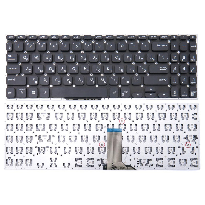 Клавиатура для ASUS VivoBook S530 X530 K530 S530F S530UA X530FA X530UN Клавиатура для ASUS VivoBook S530 X530 K530 S530F S530UA X530FA X530UN