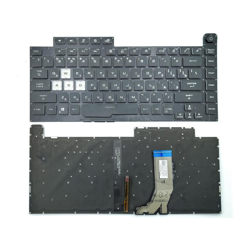Клавиатура для ASUS ROG Strix G15 G512 G512LV G512LW G531 G531G G531GU G531GT G531GD 0KNR0-461SUS00 V184226MS1 6037B0203501 Клавиатура для ASUS ROG Strix G15 G512 G512LV G512LW G531 G531G G531GU G531GT G531GD 0KNR0-461SUS00 V184226MS1 6037B0203501