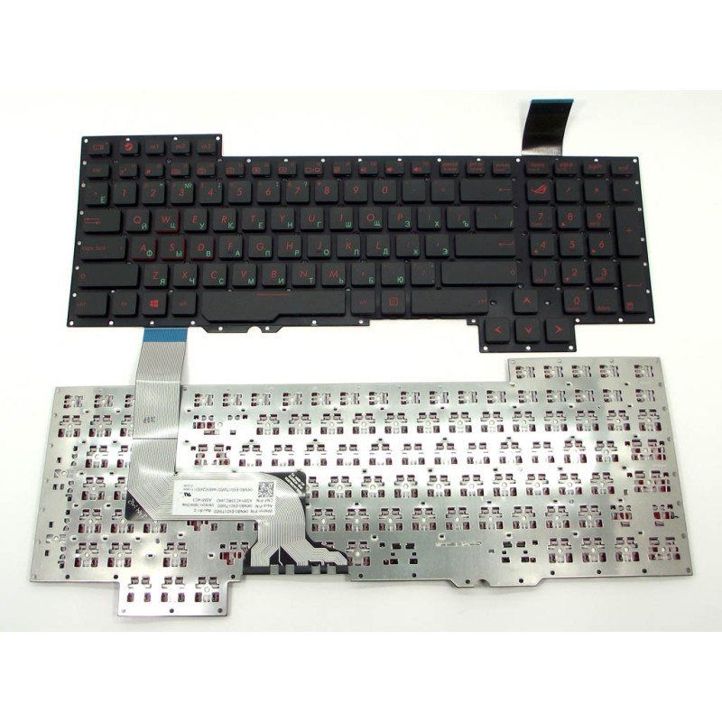 Клавиатура для ASUS G751 G751J G751JL G751JM G751JT G751JY 0KNB0-E601US00 ASM14C33USJ442 13NB06G1AP0201 0KNB0 E601US00 Клавиатура для ASUS G751 G751J G751JL G751JM G751JT G751JY 0KNB0-E601US00 ASM14C33USJ442 13NB06G1AP0201 0KNB0 E601US00