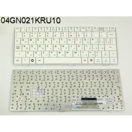Клавиатура для ASUS 04GN021KRU30 04GN022KRU10 04GN022KRU20 04GN022KRU30 0KNA-022RU03 MP-07C63SU-5281 MP-07C63SU-5285 04GN021KRU