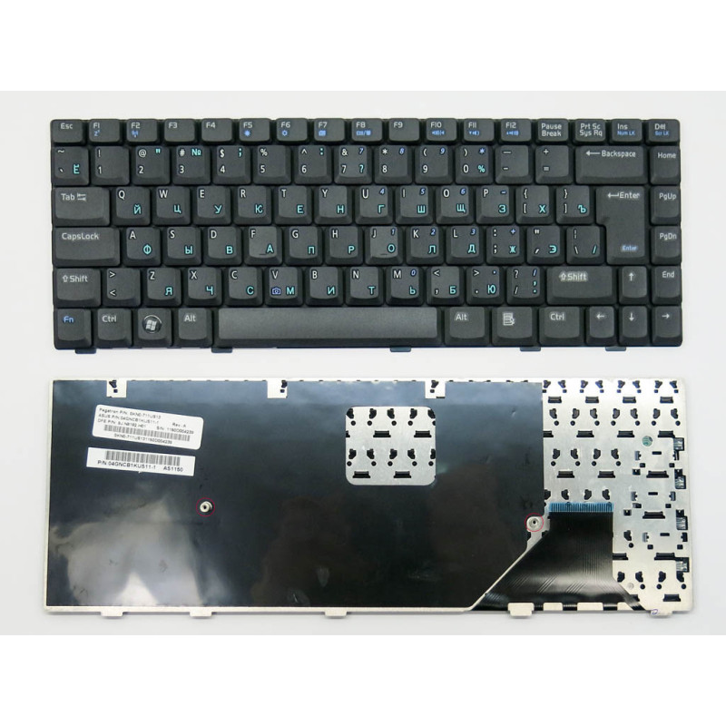Клавиатура для ASUS A8 A8Le A8M A8Sc A8Sr A8Tc A8Tm F8P F8S F8Sn F8Sr F8T F8Tr F8V N80Vb N80Vn V6000 V6000V W3A W3N W3V W6 W6A