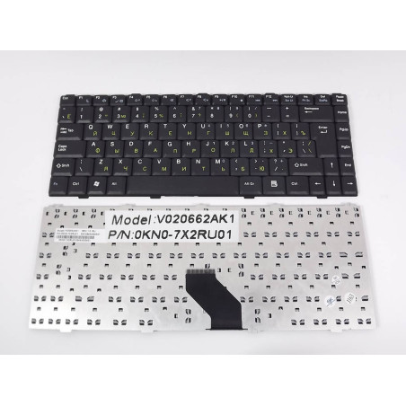 Клавіатура ASUS Z96 Z84 Z62 S96 S62F S62E S96S S96J S96F Z84FM Z84JP Z96F Z96J Z96JS TW3 AETW3ST7016 V020662AK1 04GNI51KUS20