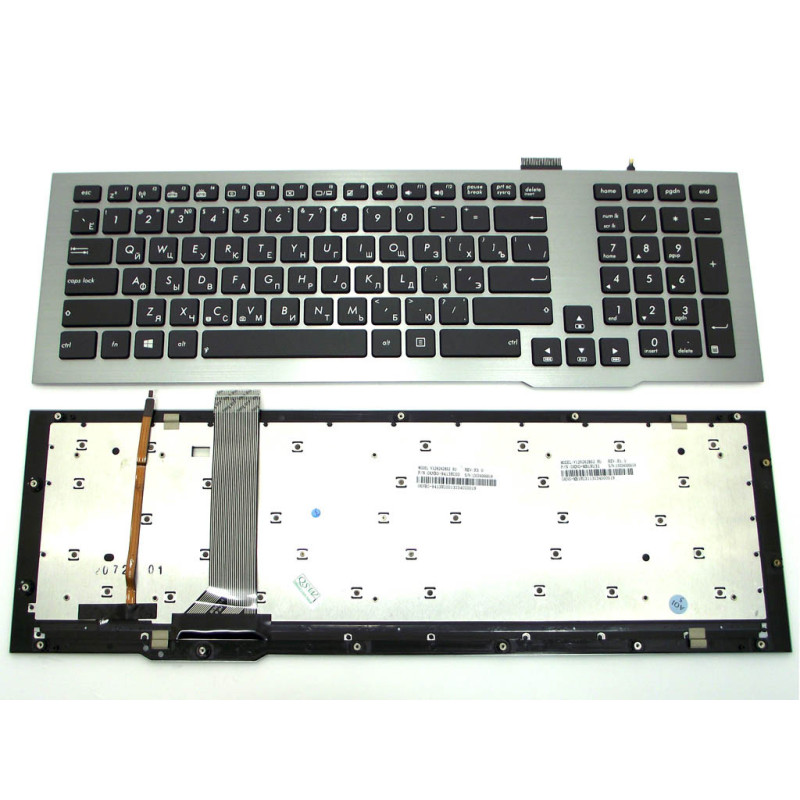 Клавиатура для ASUS G75 G75V G75VW G75VX V132662AS2 0KNB0-B411RU00 0KN0-MK1RU21 V132662as2 0Knb0-B411ru00 13034000016 B411RU00