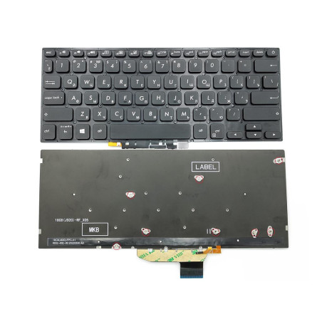 Клавиатура для ASUS S430 X430 S430FA S430FN S430UA S430U X430FA X430FN X430UA AEXKLE01010 0KNB0-2608UK00 ASM18C86GBJ920 260AIT0