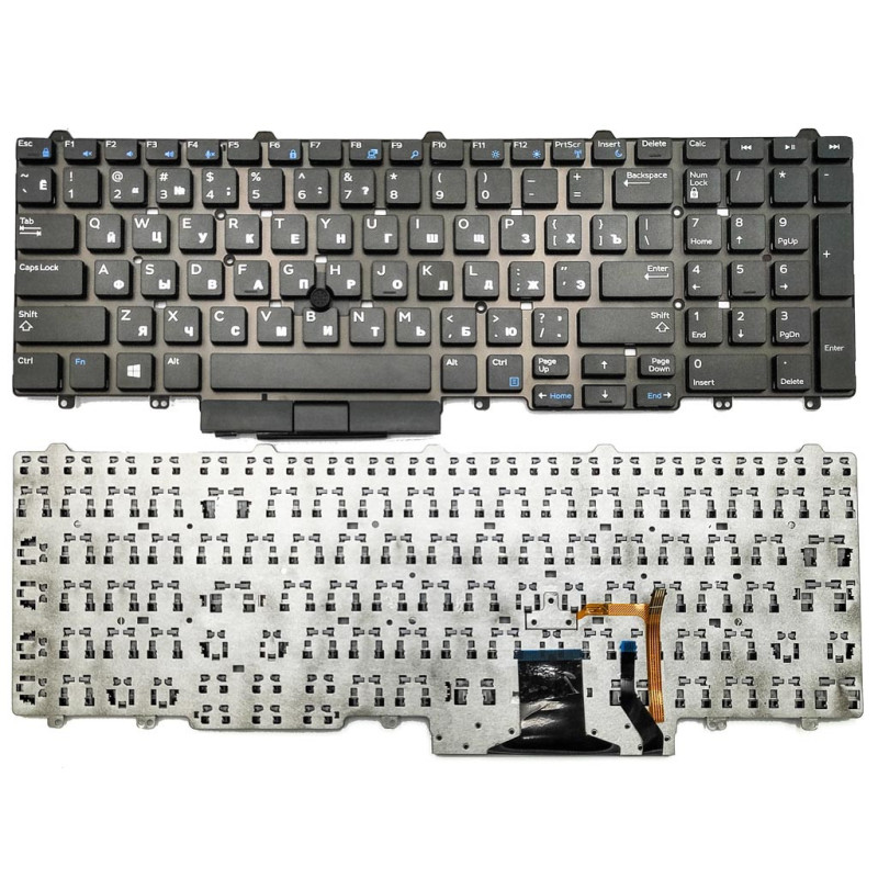Клавиатура для DELL Latitude E5550 E5570 E5580 E5590 E5591 0T9RCN Precision 7510 7710 0T9RCN CN-0FP37Y 0FP37Y FP37Y NSK-LL0BC
