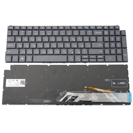 Клавиатура для DELL Inspiron 7591 5590 5591 5594 5598 7590 5593 5584 7790 P90F P83F 7500 7501 5501 5502 0V3D36 QF0SW 0GMXMJ QF1