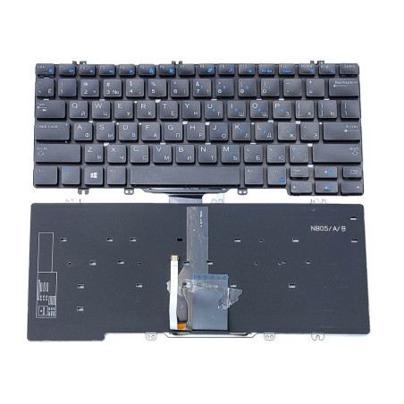 Клавиатура для DELL Latitude E5280 E7280 5280 5288 5289 5290 7380 7389 7390 JF8W7 0JF8W7 0FJD8V FJD8V PK131S53B21 0346TJ 00NPN8