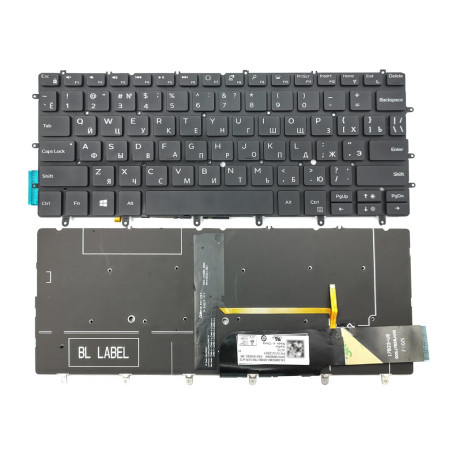 Клавиатура для DELL XPS 13 9370 13 9380 13-9370 13-9380 0FVW9W 0RMCR1